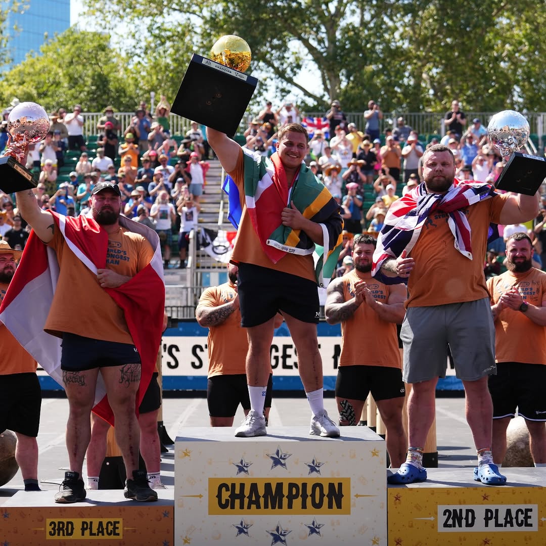 Rayno Nel Crowned World’s Strongest Man... Africa’s First Ever Champion